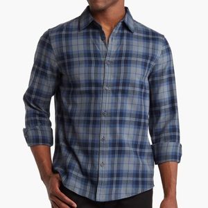 Perry Ellis Plaid Flannel Shirt